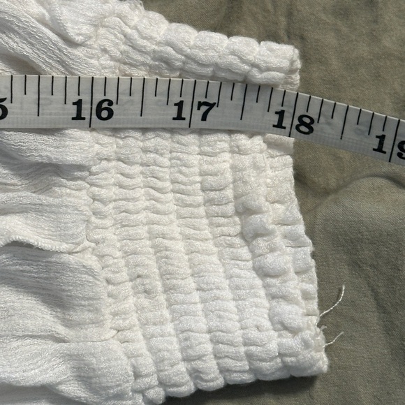 Democracy Lace Up V-Neckline Blouse. - Picture 7 of 7